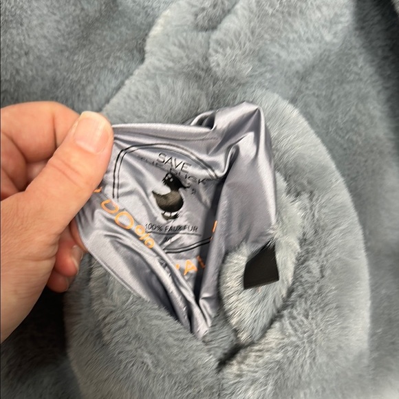 Save The Duck Fury Reversible Faux-Fur Jacket L - Picture 3 of 9
